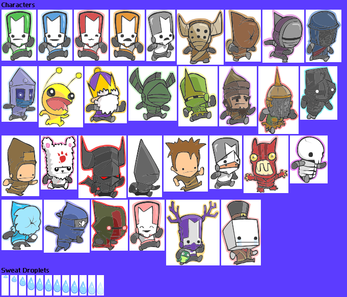 Castle Crashers - Character Figures