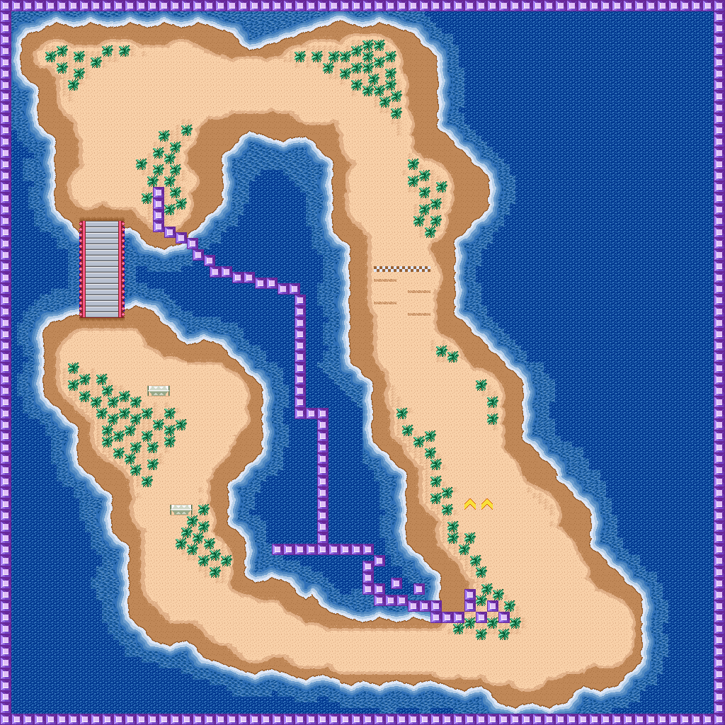Power Rangers Zeo: Battle Racers (USA) - South Island 2