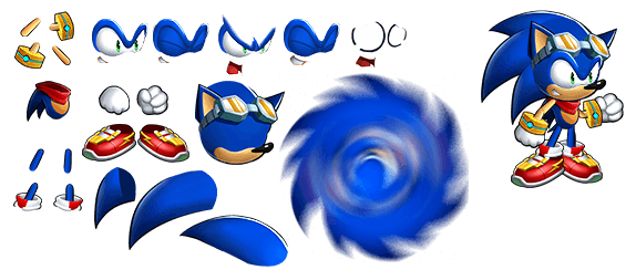 Pocket All-Star Smash Bros. (Bootleg) - Sonic (Awakened Form)