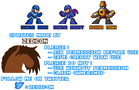Mega Man Customs - Mega Man? & Bond Man (Mega Man 7-Style)