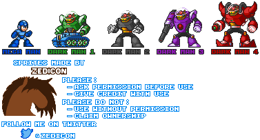 Dark Man (Mega Man 7-Style)