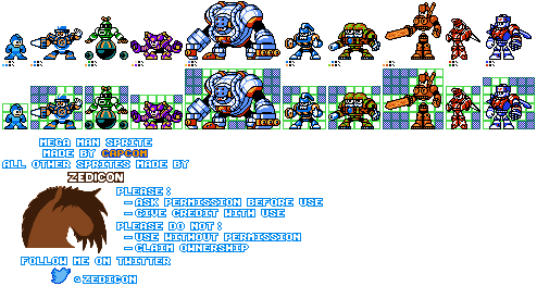 Mega Man 8 Robot Masters (NES-Style)