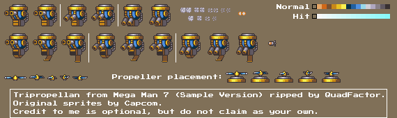 Mega Man 7 (Prototype) - Tripropellan