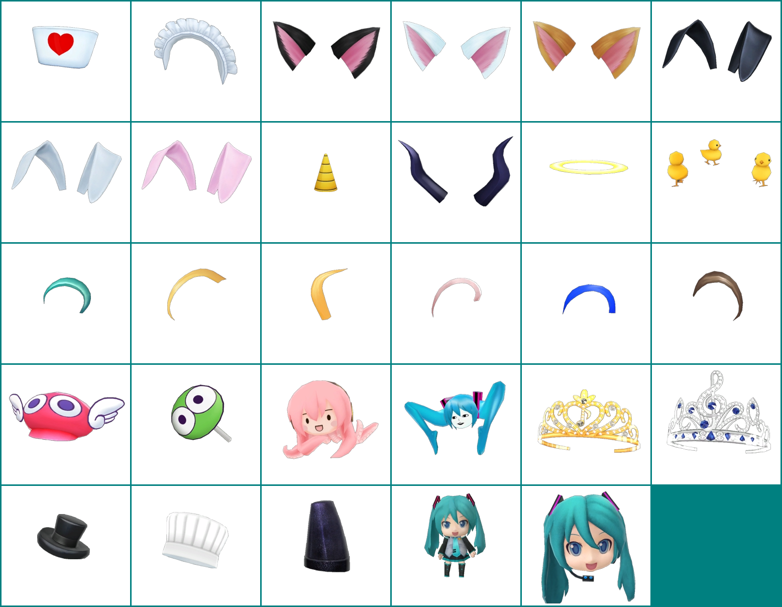 Head Accessory Thumbnails