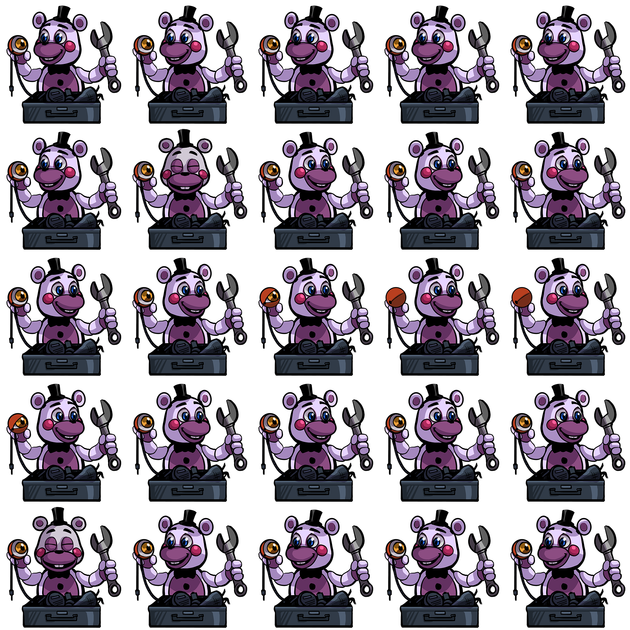 Menu Sprites (Parts and Service)