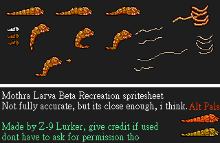 Mothra Larva (Showa Era, G:MOM "Beta" Style)