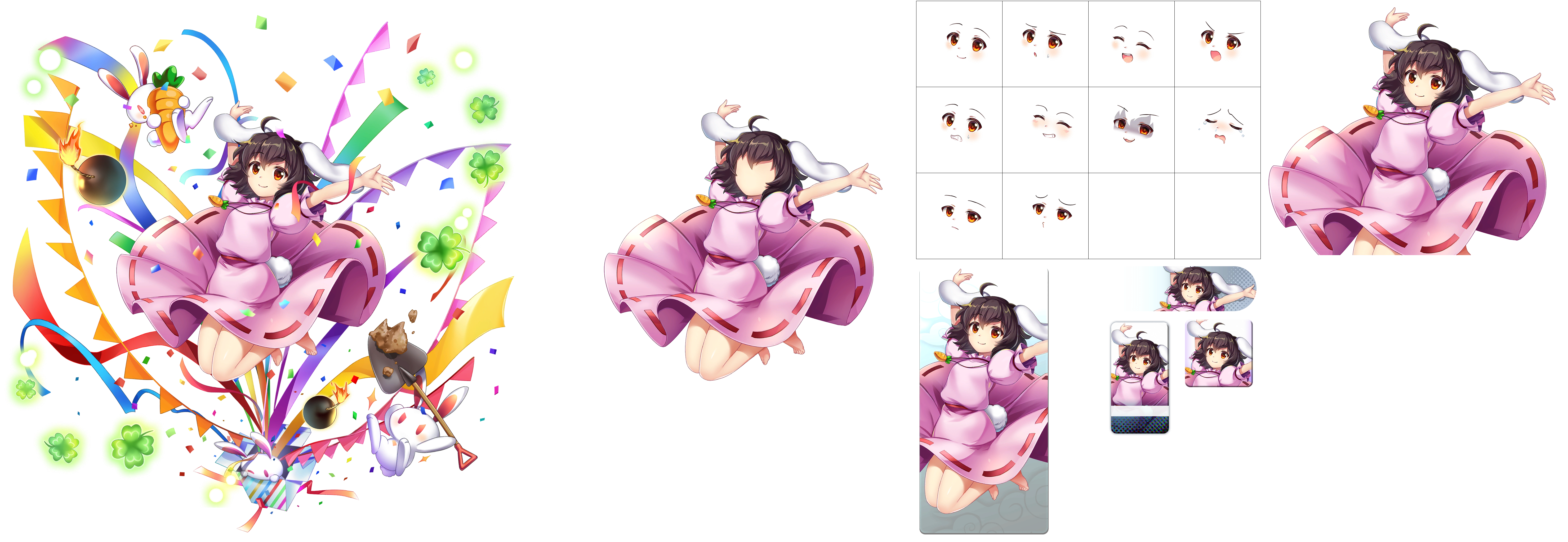 Touhou LostWord - Tewi Inaba