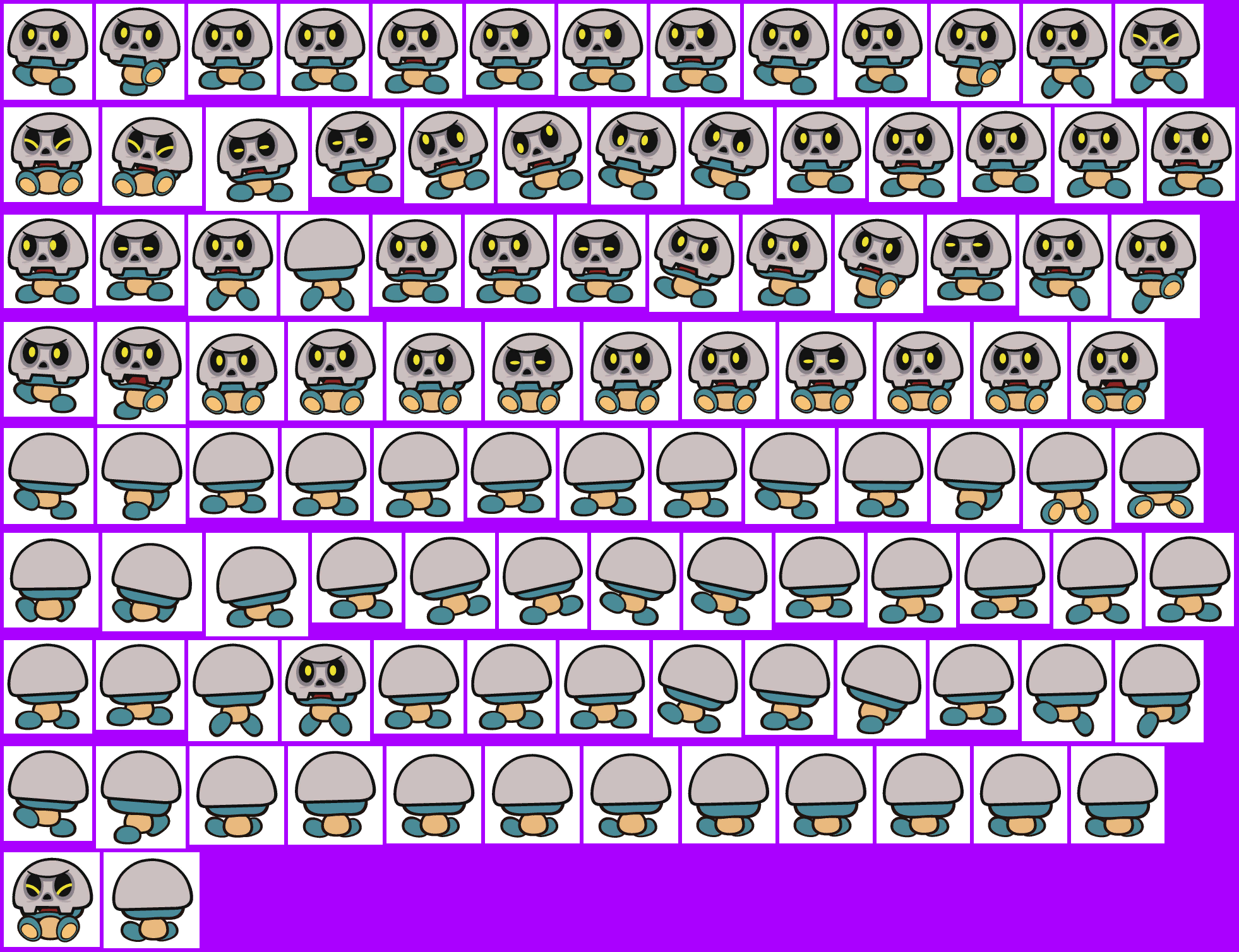 Paper Mario: The Origami King - Bone Goomba