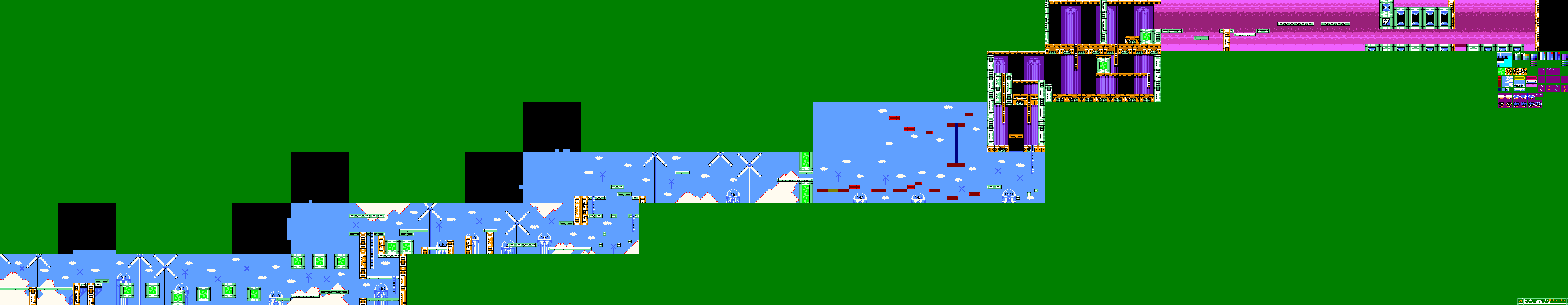 Rockman 7 FC / Mega Man 7 FC - Cloud Man Stage