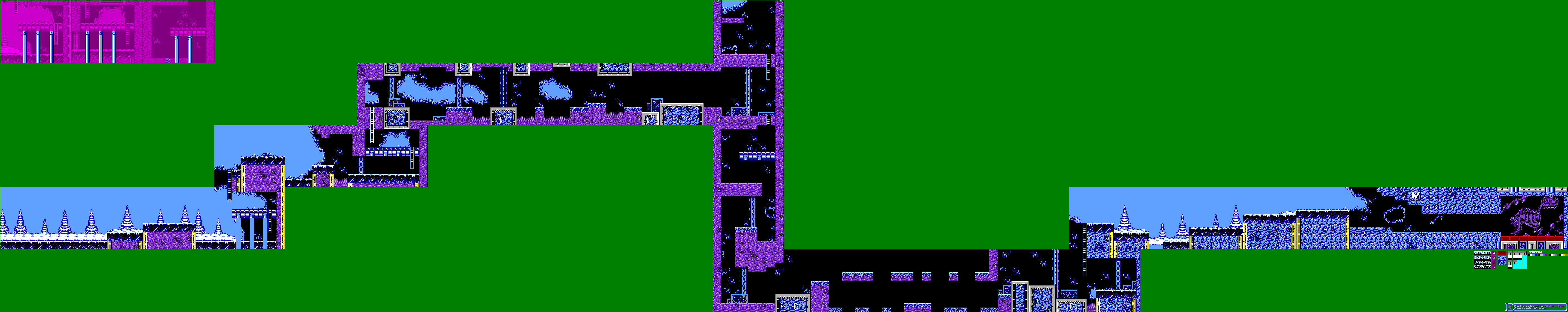 Rockman 7 FC / Mega Man 7 FC - Freeze Man Stage