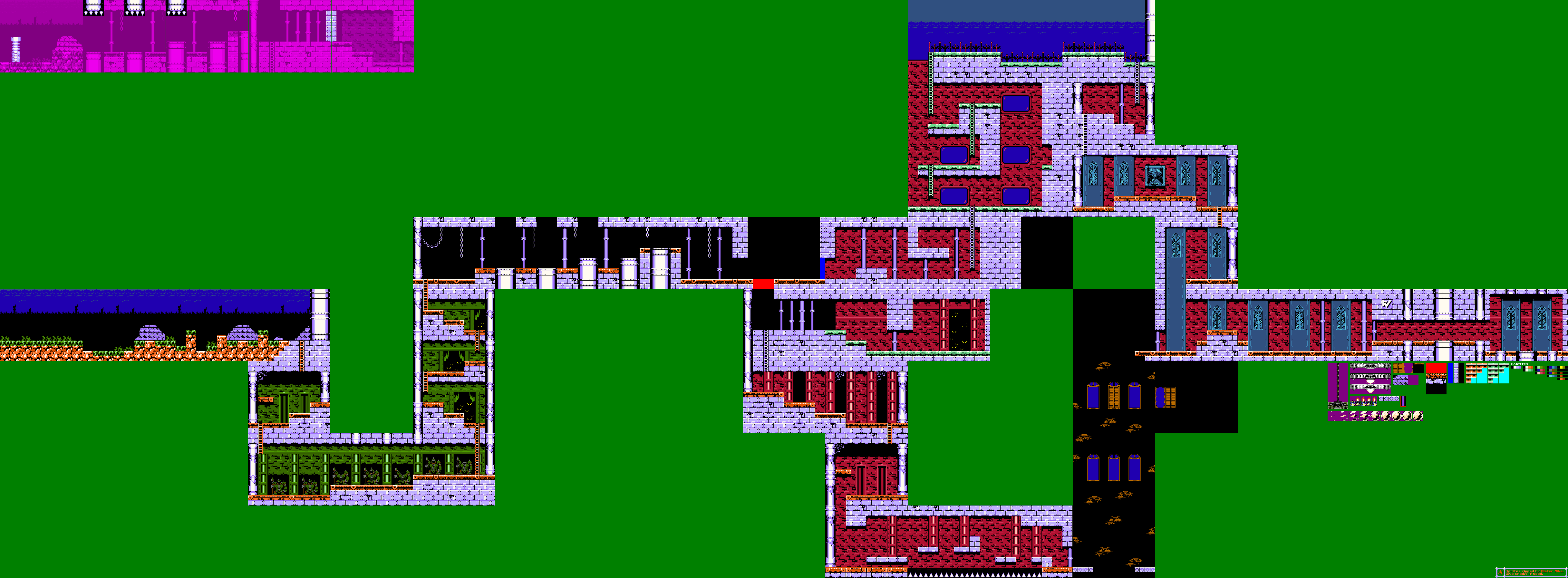 Rockman 7 FC / Mega Man 7 FC - Shade Man Stage