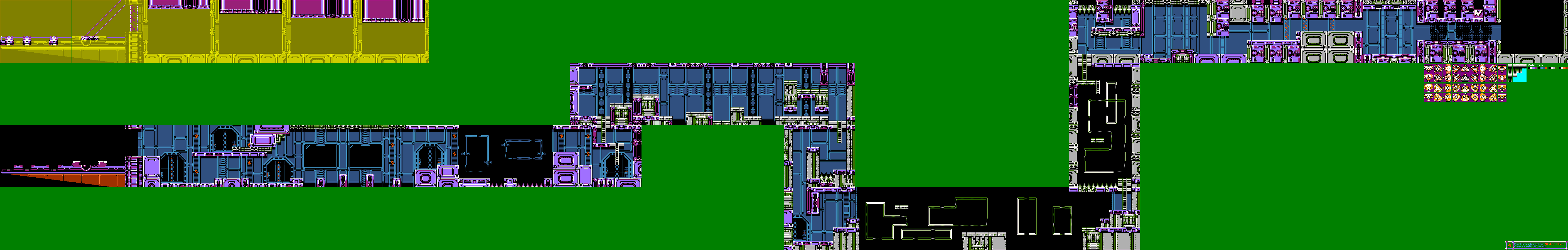 Rockman 7 FC / Mega Man 7 FC - Wily Stage 1