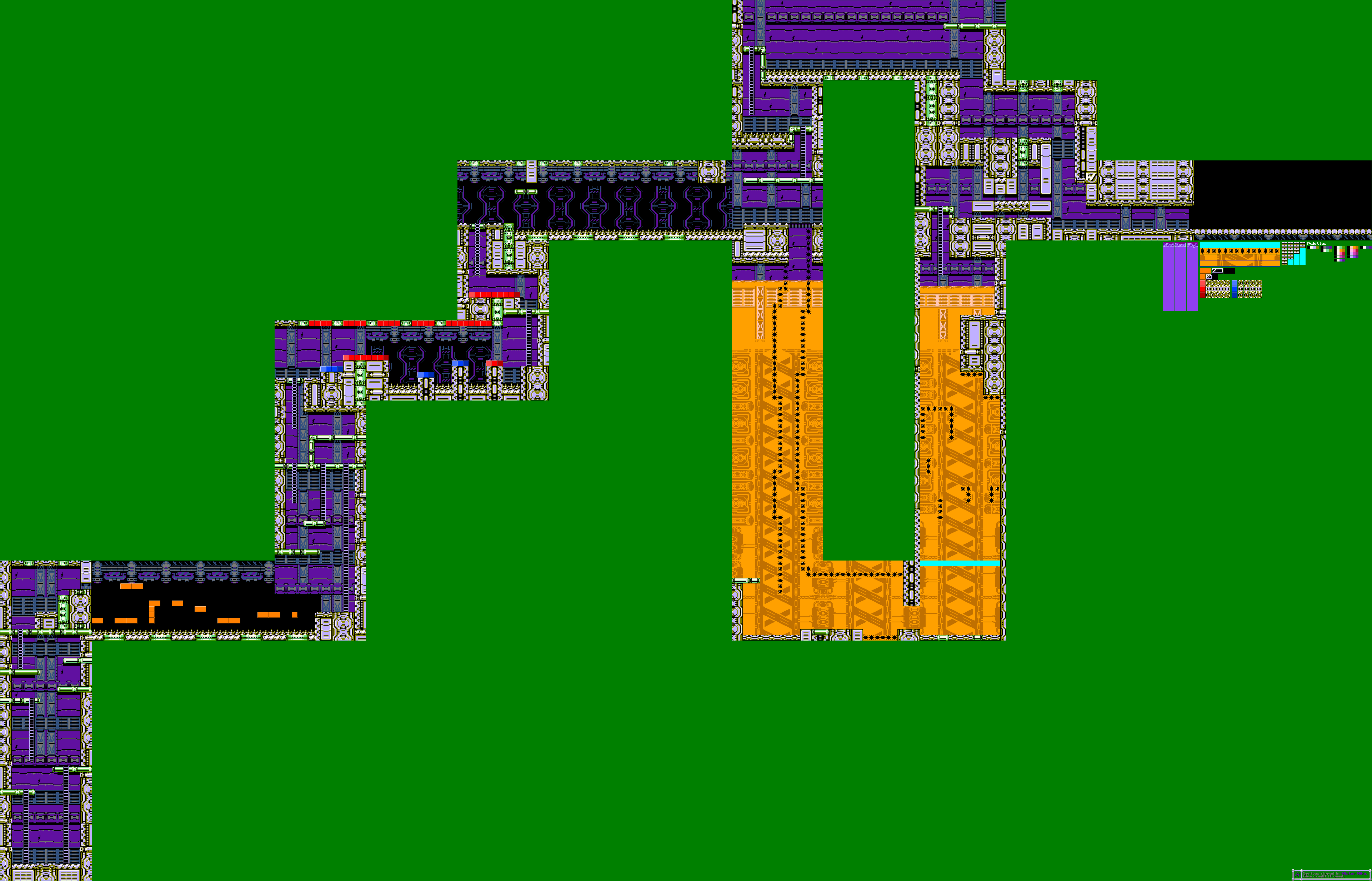 Rockman 7 FC / Mega Man 7 FC - Wily Stage 3