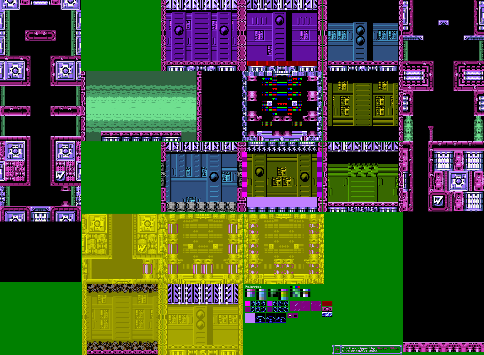 Rockman 7 FC / Mega Man 7 FC - Wily Stage 4