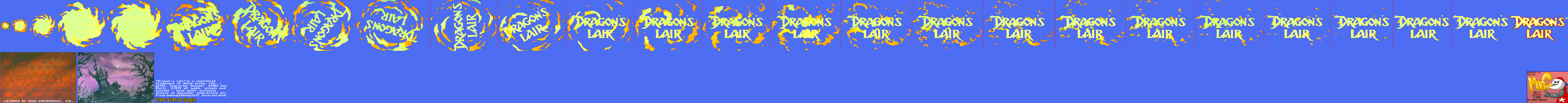 Dragon's Lair - Title Screen