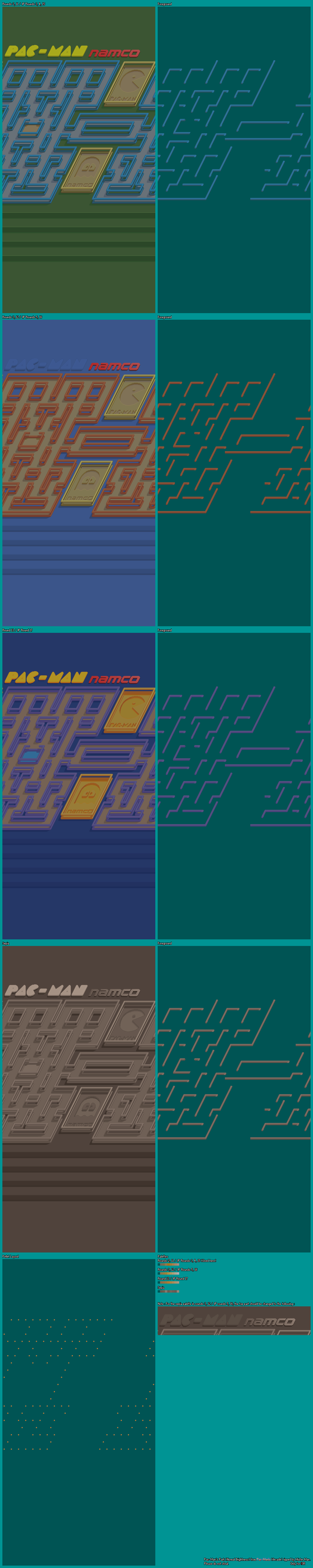 Pac-Mania - Pac-Man's Park (Normal Brightness)