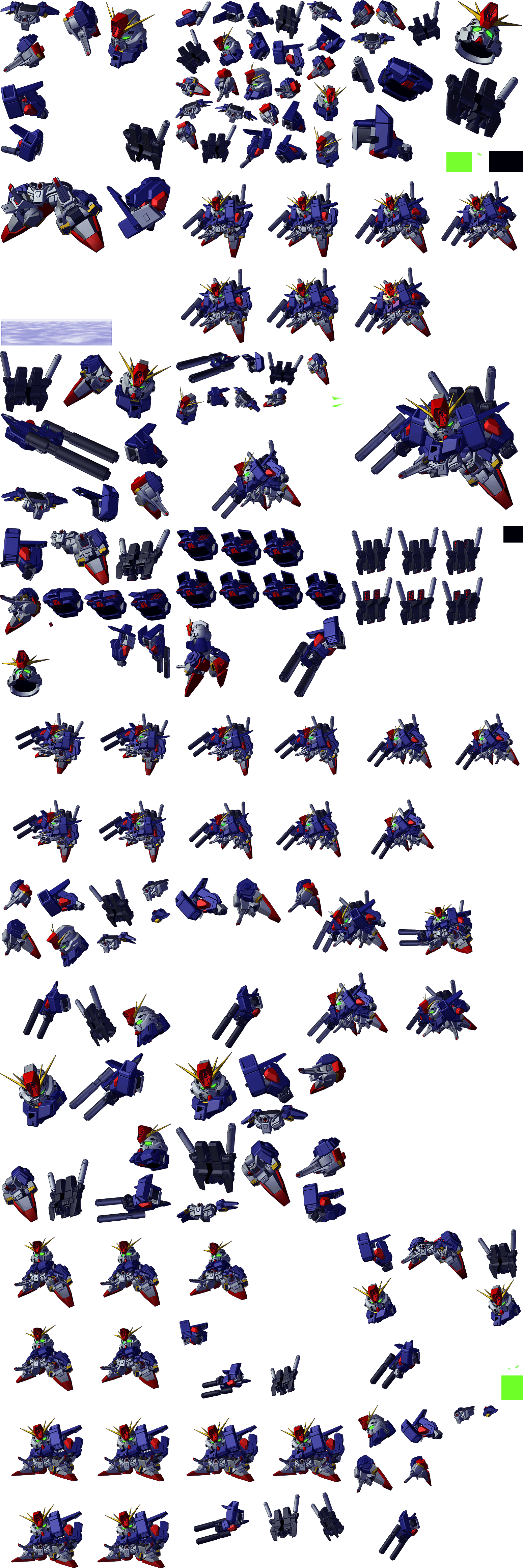 SD Gundam G Generation Spirits - ZZ Gundam (Full Armor)