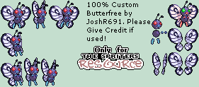 Pokémon Generation 1 Customs - #012 Butterfree