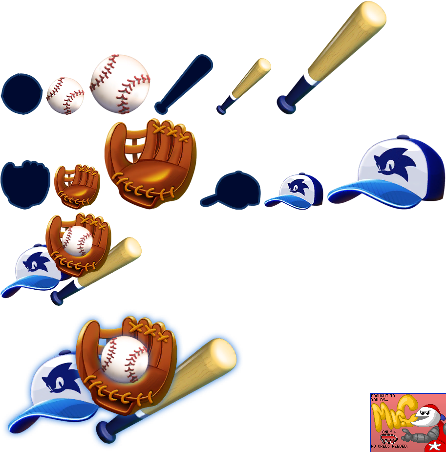 Sonic Dash - Baseball Items