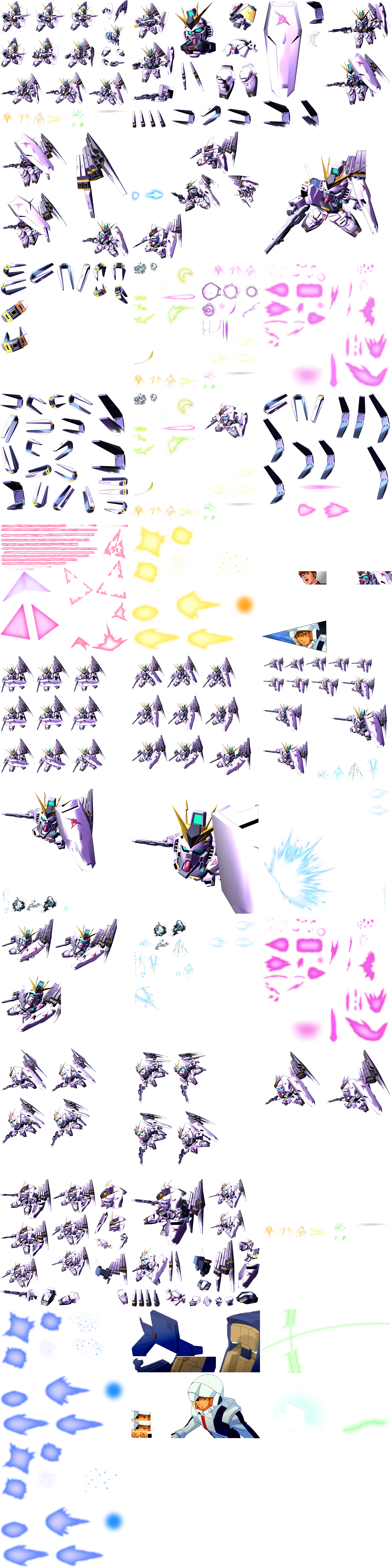 SD Gundam G Generation Spirits - ν Gundam (Unused)