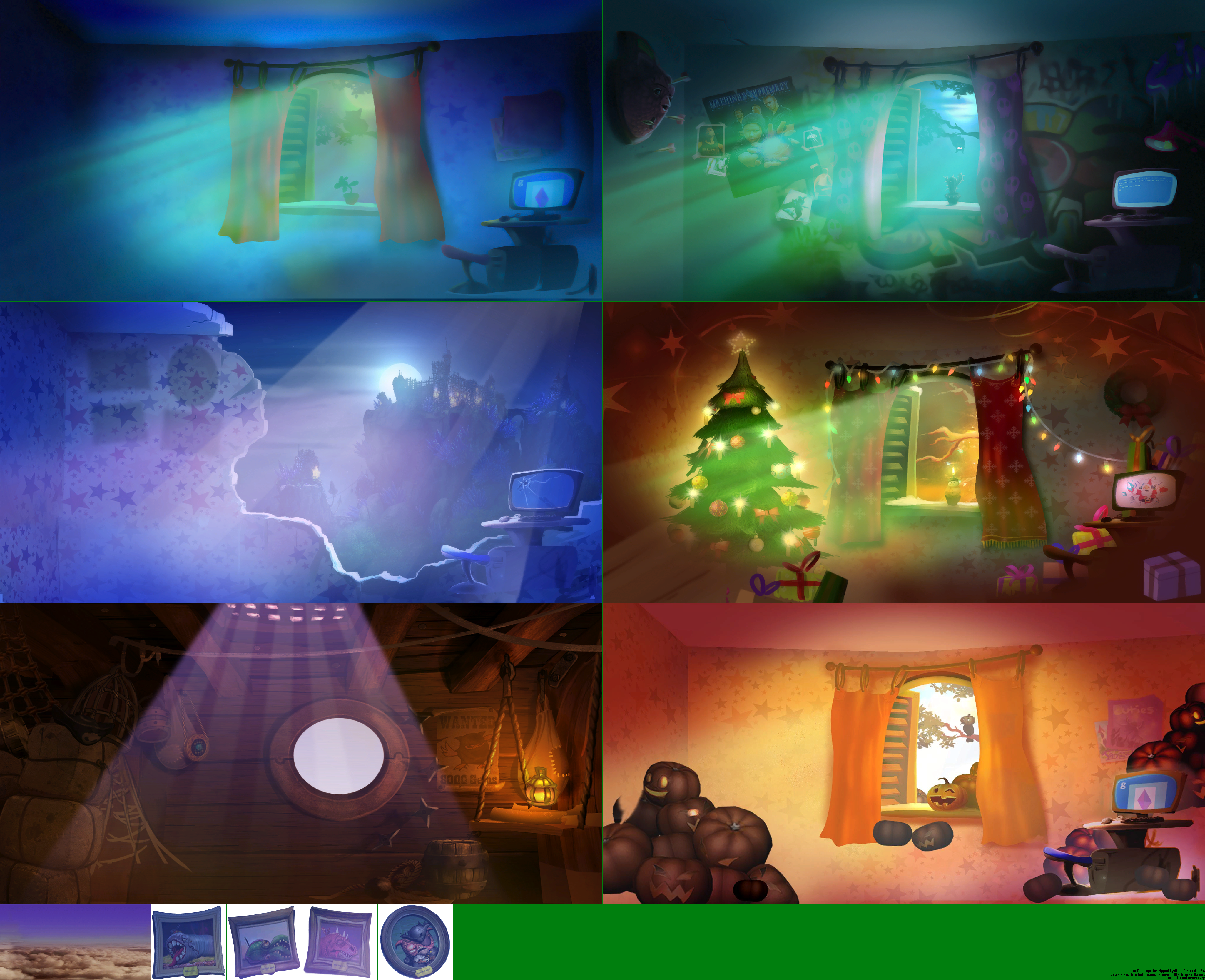 Giana Sisters: Twisted Dreams - Intro Menu