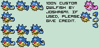Pokémon Generation 2 Customs - #211 Qwilfish