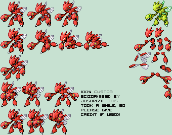 Pokémon Generation 2 Customs - #212 Scizor