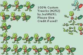 Pokémon Customs - #252 Treecko