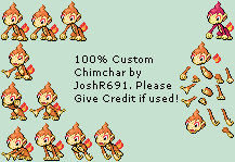 Pokémon Customs - #390 Chimchar