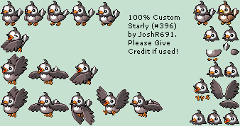 Pokémon Customs - #396 Starly