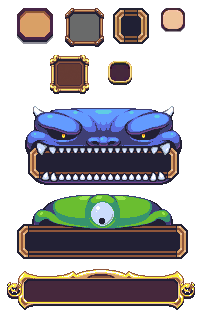 Idle Monster Tower Defense - Menu Borders