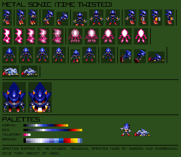 Kanomi13 on Game Jolt: Some meh metal sonic sprites. They are not finished  at all / Alguno