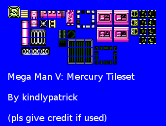 Mercury Tileset (MMV GB, GBC-Style)