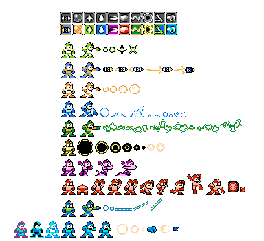 Mega Man 5 GB Weapons (MM9-Style)