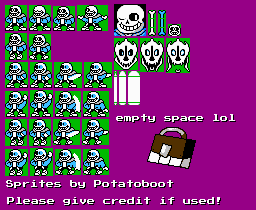 Undertale Customs - Sans (Mega Man NES-Style)