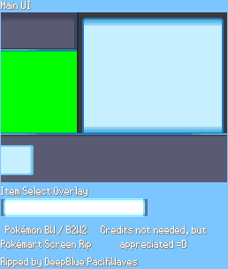 Pokémart Screen Rip