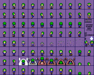 Lemmings Customs - Lemming (Saturn Bomberman-Style)