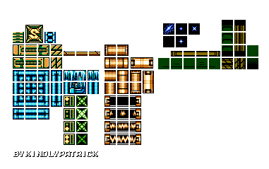 Mega Man Customs - Jupiter Tileset (MMV GB, GBC-Style)