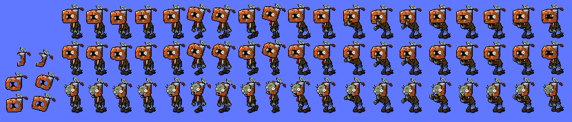 Brickhead Zombie (Plants vs. Zombies DS-Style)