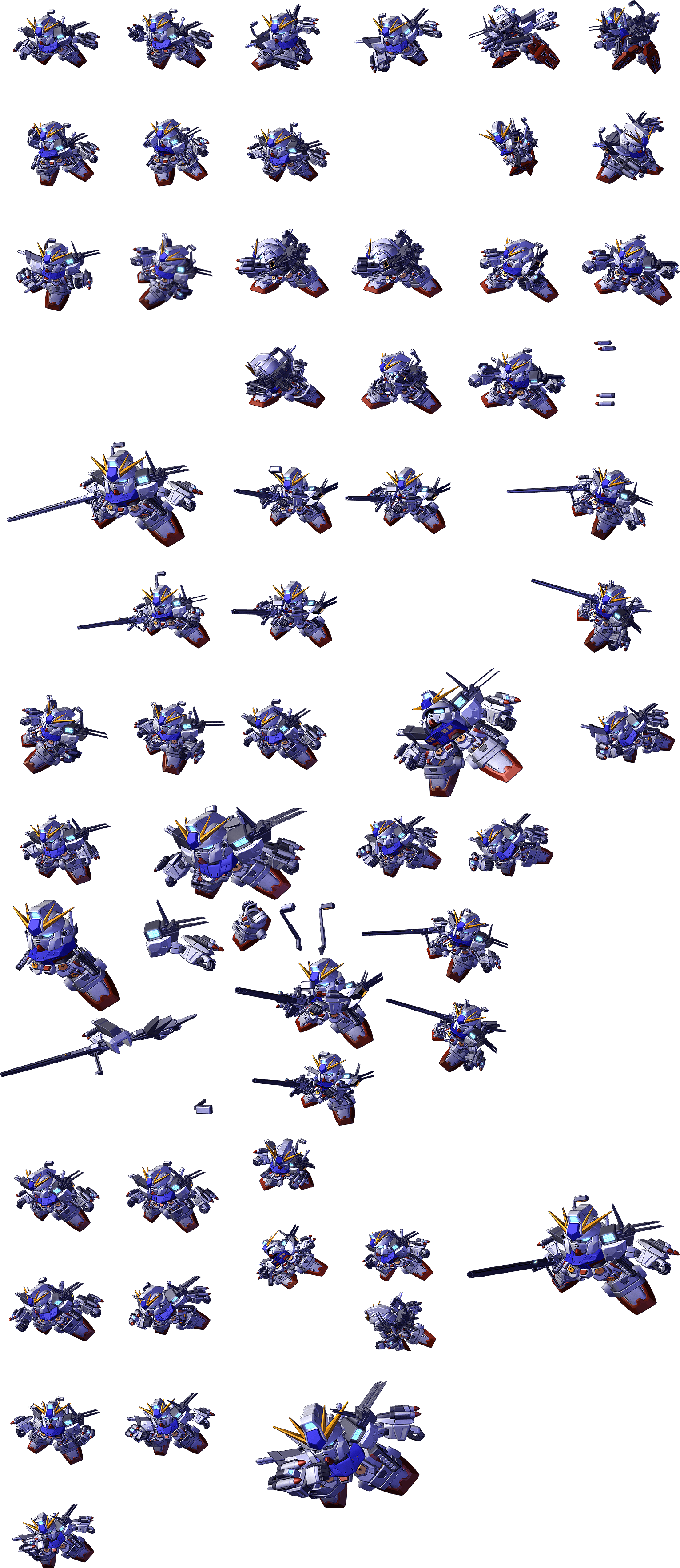 SD Gundam G Generation Spirits - Gundam F90 II Long Range Type