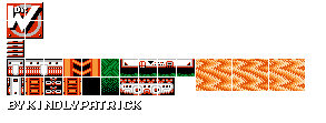 Fire Man Tileset (Wily's Revenge, GBC-Style)