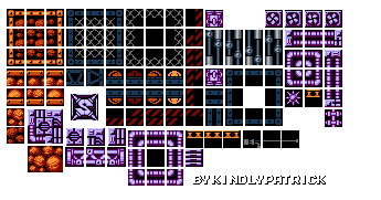 Mega Man Customs - Pluto Tileset (MMV GB, GBC-Style)