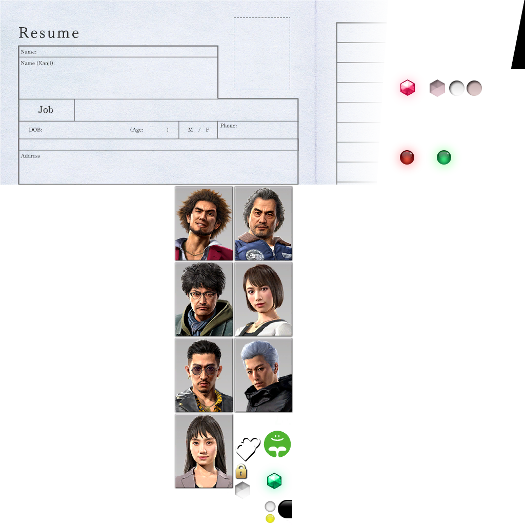Yakuza: Like a Dragon - Hello Work Resume