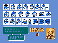 Mega Man (Kirby's Adventure-Style)