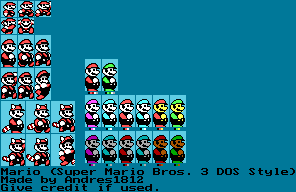 Mario (Super Mario Bros. 3 DOS Style)
