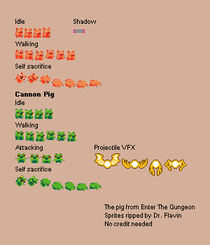 Enter the Gungeon - Pig