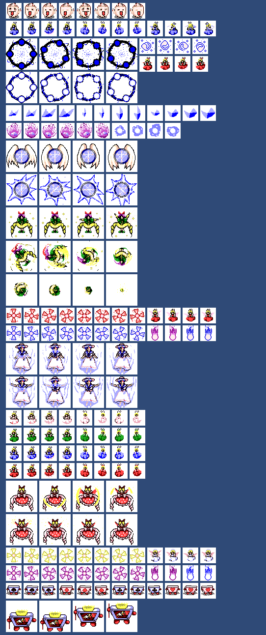 Touhou Kaikidan (Mystic Square) - Enemies and Midbosses