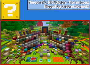Minecraft: Nintendo Switch Edition - Menu Icons