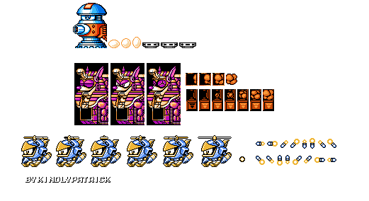 Mega Man Customs - MMV GB Mini-Bosses (NES-Style)