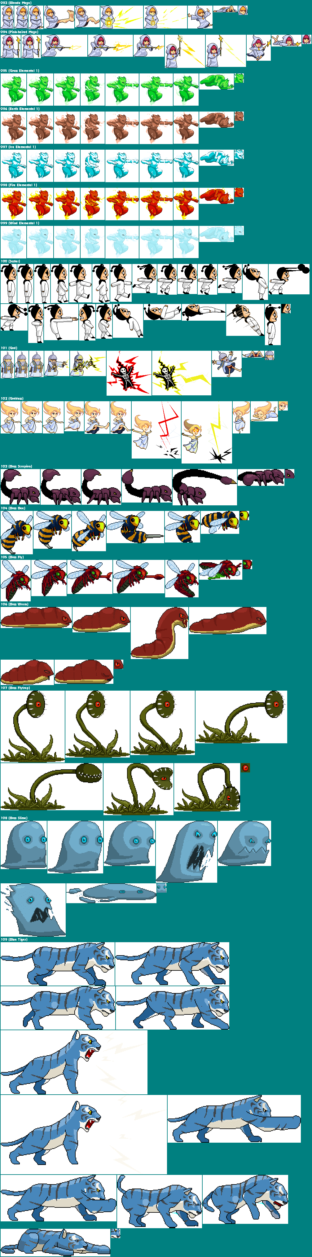 "World of Mighty Fighter" Enemies (6/7)